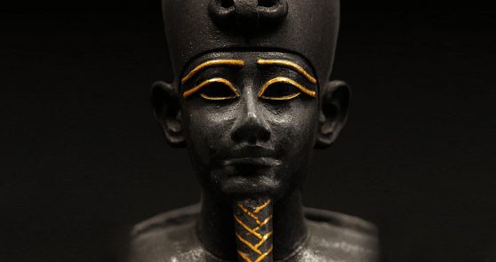 Staty av guden Osiris